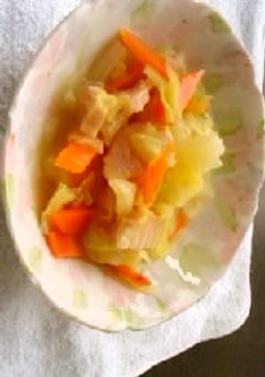 夏バテでも食べられる！あっさりキャベツ煮-レシピのメイン写真