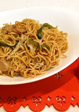 アカハチ激辛焼きそば-レシピのメイン写真