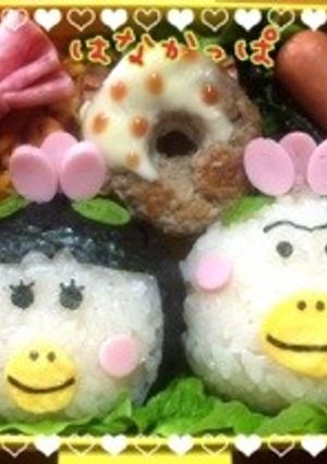 はなかっぱ＆ももかっぱ＊キャラ弁・遠足-レシピのメイン写真