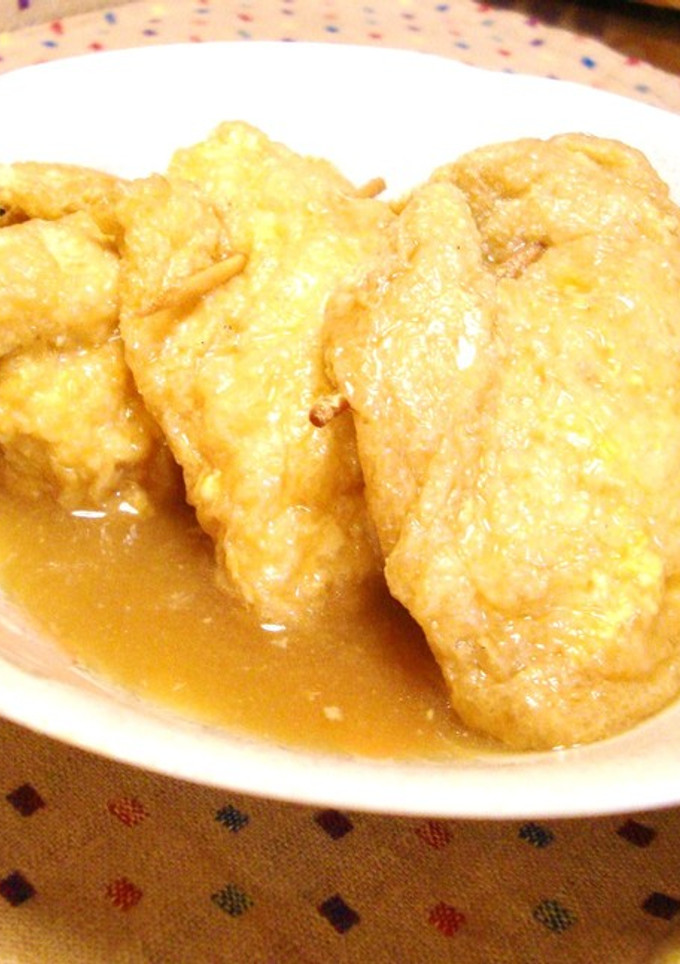 豚バラ肉と卵の簡単油揚げ煮-レシピのメイン写真