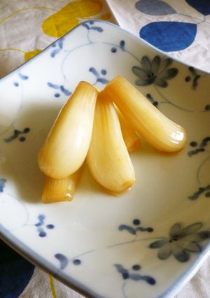 ポリ袋で簡単らっきょう漬け-レシピのメイン写真