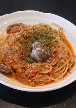 余った焼き魚をリメイクパスタ-レシピのメイン写真