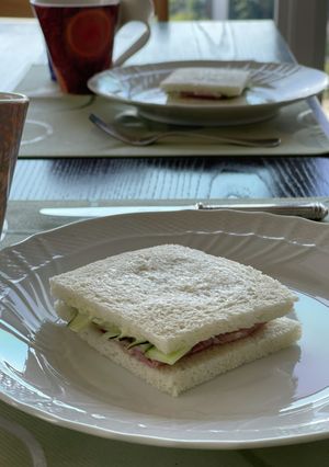 朝食に簡単ハムサンド-レシピのメイン写真