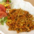 ビーガン料理♪こうや豆腐でドライカレー