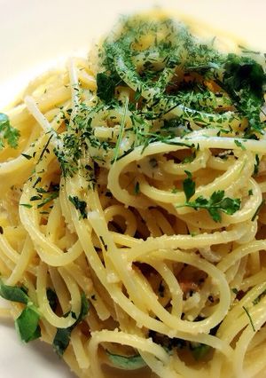 大葉香る♪明太子パスタ 簡単ランチ♡-レシピのメイン写真