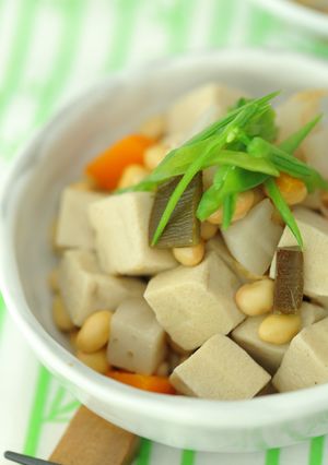 ❖ゴロゴロ高野豆腐入り五目煮豆❖-レシピのメイン写真