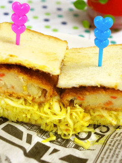 カレー味☆スパイシーコロッケサンド♪-レシピのメイン写真