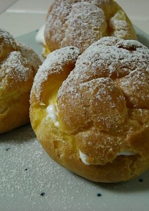 レンジでお手軽シュークリーム-レシピのメイン写真