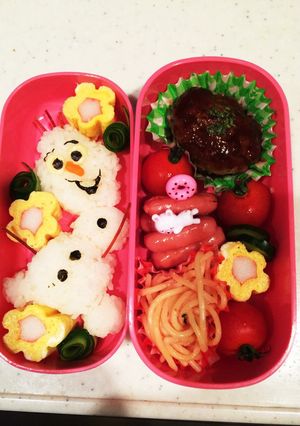アナと雪の女王 オラフキャラ弁-レシピのメイン写真