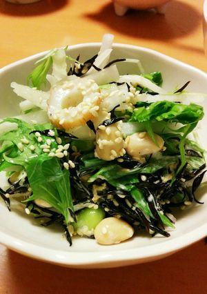 お豆とひじきの和風サラダ-レシピのメイン写真