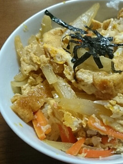 中からジュワッとうすあげ丼-レシピのメイン写真