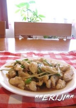 鶏胸ともやしとピーマンの炒め物~♪♪-レシピのメイン写真