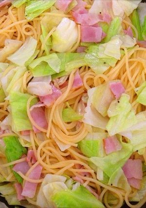 どっさりキャベツパスタ-レシピのメイン写真