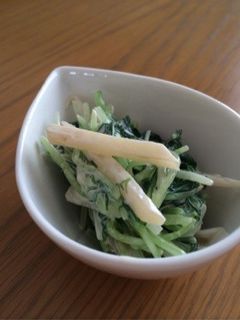 簡単ヘルシー‼︎水菜と新生姜のサラダ-レシピのメイン写真