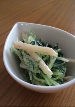 簡単ヘルシー‼︎水菜と新生姜のサラダ-レシピのメイン写真