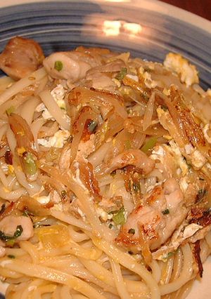 トロトロ卵の親子焼きうどん-レシピのメイン写真