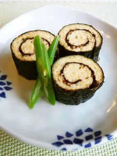 味噌つくねの福岡有明のり巻揚-レシピのメイン写真