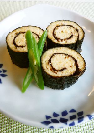 味噌つくねの福岡有明のり巻揚-レシピのメイン写真