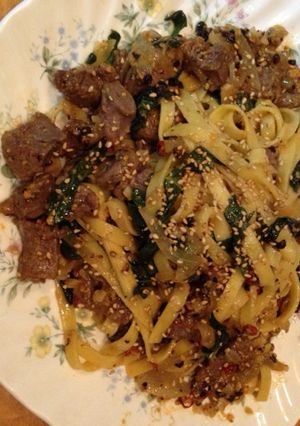 大葉香る牛肉とウニのスパゲッティ-レシピのメイン写真