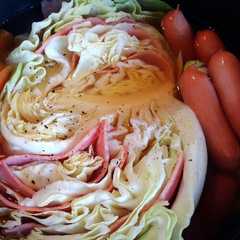รูปของ キャベツとベーコンのミルフィーユ煮