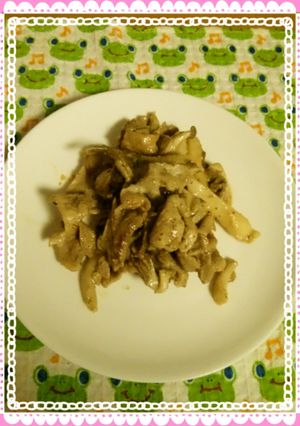キノコと豚バラのマヨマスタード炒め-レシピのメイン写真