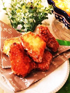 びんちょうまぐろの竜田揚げ(^O^)-レシピのメイン写真