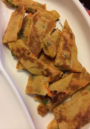 離乳食完了期〜*長芋入りお好み焼き-レシピのメイン写真