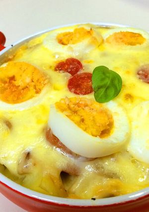 色々入れちゃう☆たまごのポテトグラタン-レシピのメイン写真