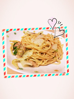 ツナとレタスのマヨパスタ♬-レシピのメイン写真