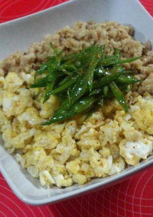 三色丼-レシピのメイン写真