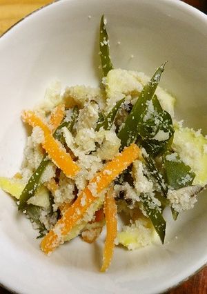 ピーナツおからと有る物野菜でもう1品-レシピのメイン写真