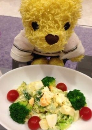 ブロッコリーと卵のサラダ-レシピのメイン写真