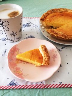 ミキサーとパイシートで簡単チーズタルト-レシピのメイン写真