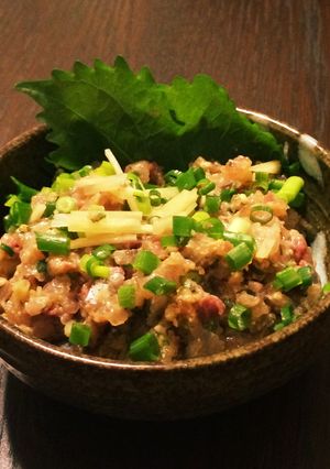 鯵のなめろう-レシピのメイン写真