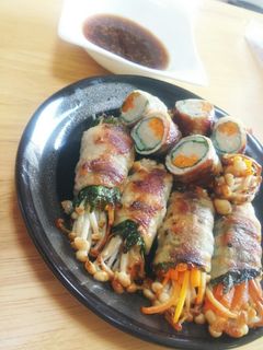 彩り豊か♪エノキのしそ肉巻き。-レシピのメイン写真