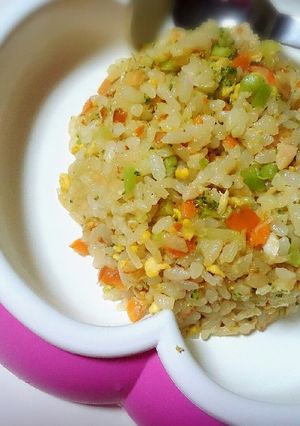 栄養満点♪鮭チャーハン-レシピのメイン写真