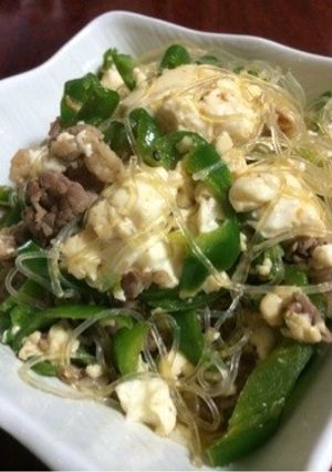 簡単 豆腐と春雨で！ あと一品に-レシピのメイン写真