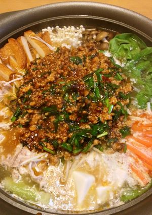 あと乗せ肉味噌が決め手！めちゃうま担々鍋-レシピのメイン写真