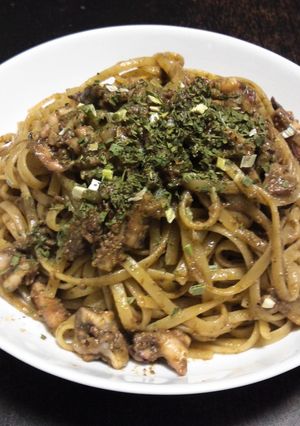 烏賊ワタのパスタ-レシピのメイン写真
