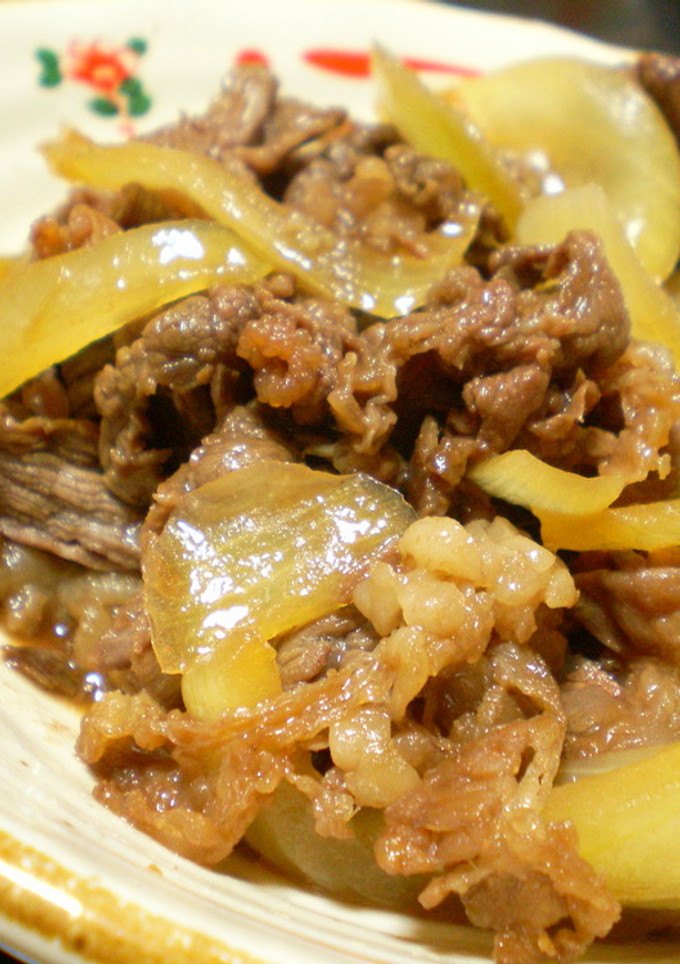 ご飯がススム！！牛肉と玉ねぎの甘辛炒め-レシピのメイン写真
