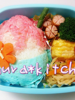 夏のキャラ弁❈かき氷おにぎり-レシピのメイン写真