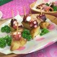 お花見にアンチョビポテトとタコピンチョス