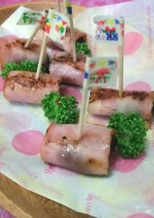 お花見、お弁当にプルーンのベーコン巻き-レシピのメイン写真