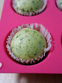 離乳食にも♪ほうれん草の蒸しパン-レシピのメイン写真