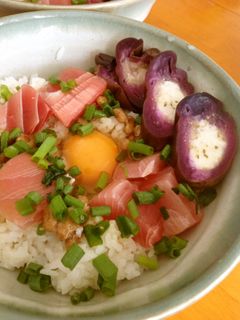 月見納豆マグロ丼-レシピのメイン写真