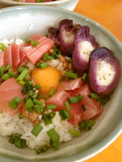 月見納豆マグロ丼-レシピのメイン写真