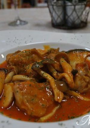 鶏肉ときのこのトマトジュースクリーム煮-レシピのメイン写真