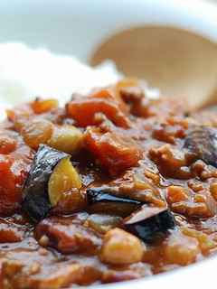 茄子とトマトのひき肉カレー-レシピのメイン写真
