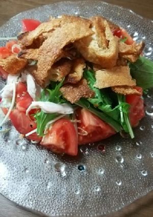 パリパリ油揚げの野菜サラダ-レシピのメイン写真