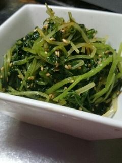 水菜と三つ葉の簡単おひたし-レシピのメイン写真